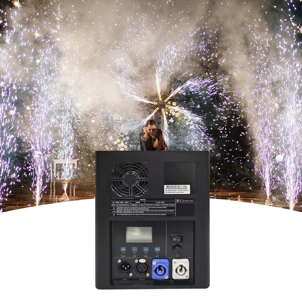 Новый дизайн, 650 Вт Dmx Sparks fountine Machine, Свадебный сценический фейерверк, водопад, искровая машина edm, искровая машина
