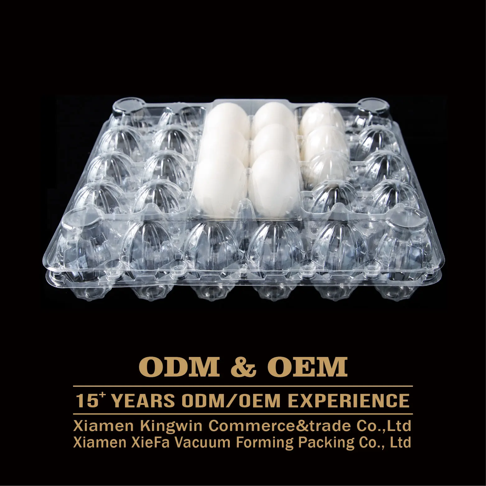 Customized PET Egg Packaging Tray Quail Egg with 30 Holes Transparent Blister Tray