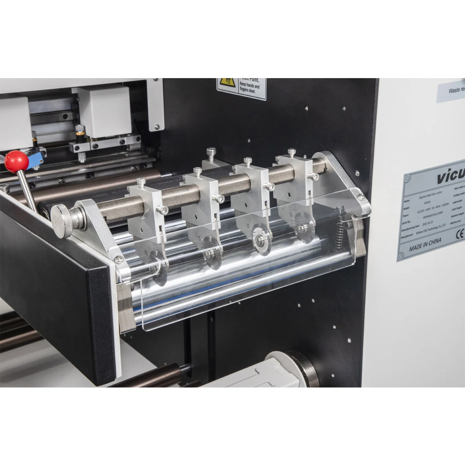 Вращающаяся штамповочная машина VR240, цена рулонной штамповочной машины для этикеток