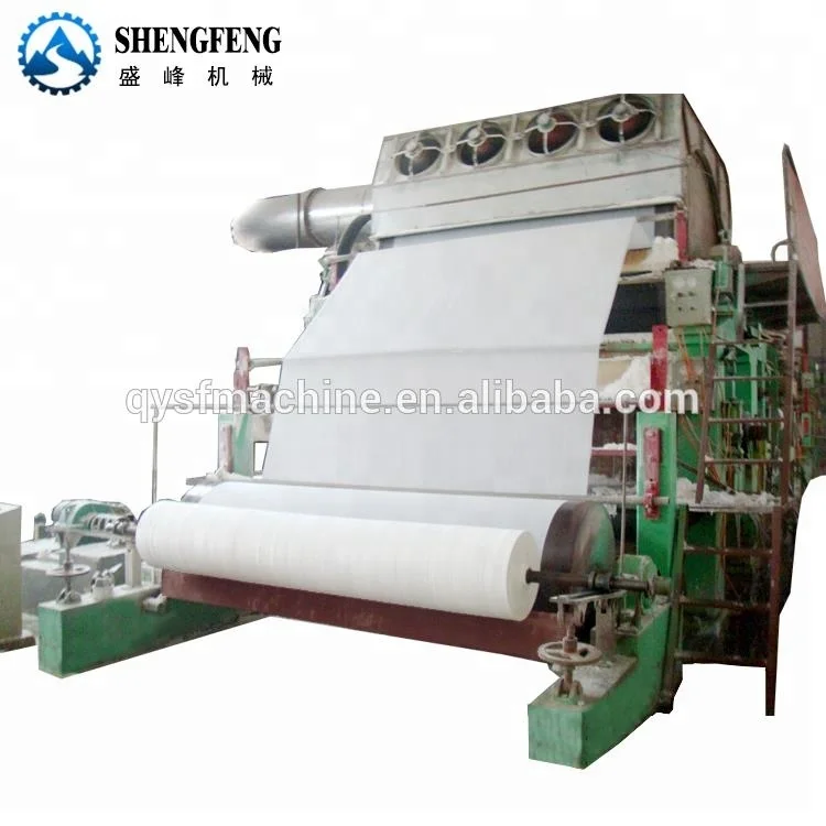 High yield facial  tissue  paper production line for paper mill