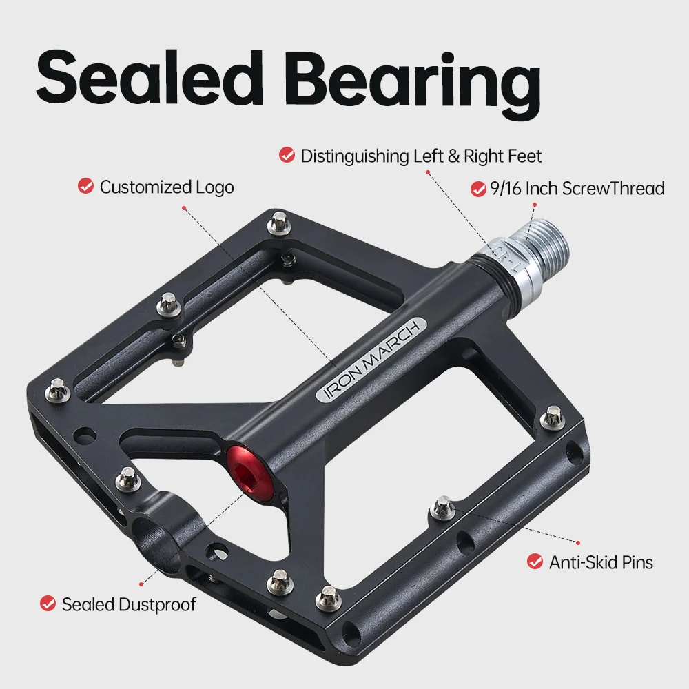 Aluminum/Alloy ALNC-636 Good safety performance colorful 96*101*18mm mtb bicycle pedal Bmx Pedals Road /Single Speed Pedal