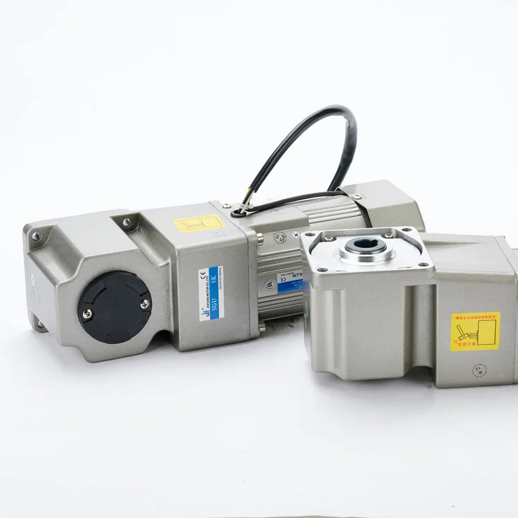 180W hollow/medium solid right angle reduction electric motor single phase 90 degree  gear head