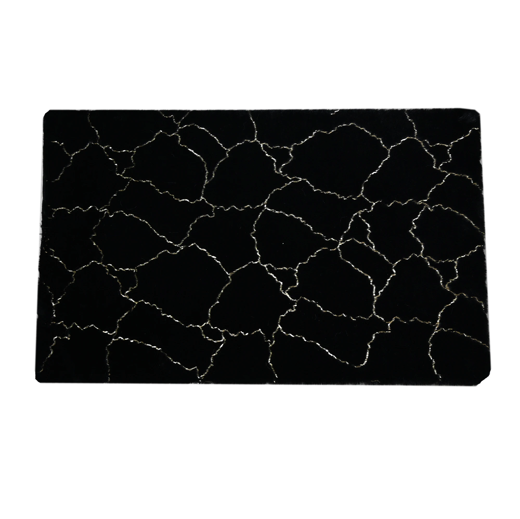 Высококачественные ковры из искусственного кроличьего меха черного цвета с бронзовым покрытием