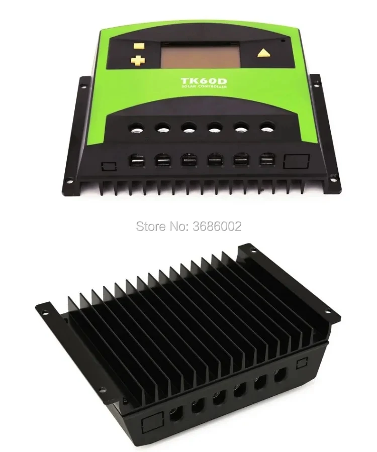 Контроллер солнечного заряда 12V24V 60A/50A/40A/30A с контролем времени управления светом ЖК-дисплей
