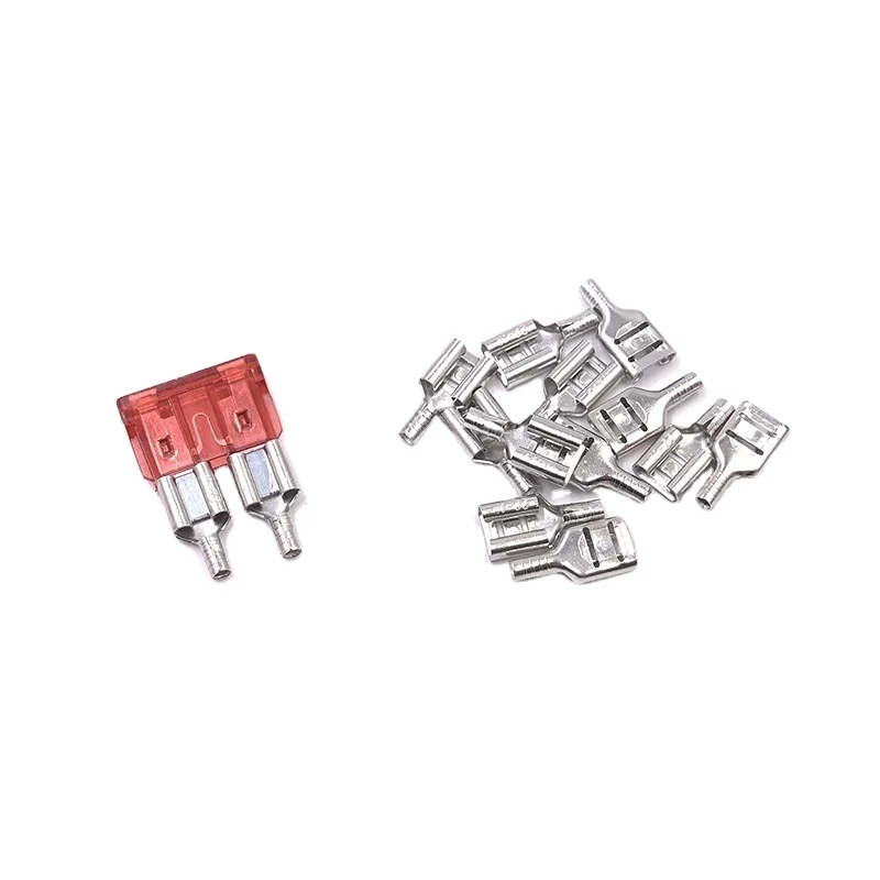 Pure copper tinned small insert type auto fuse terminal pure