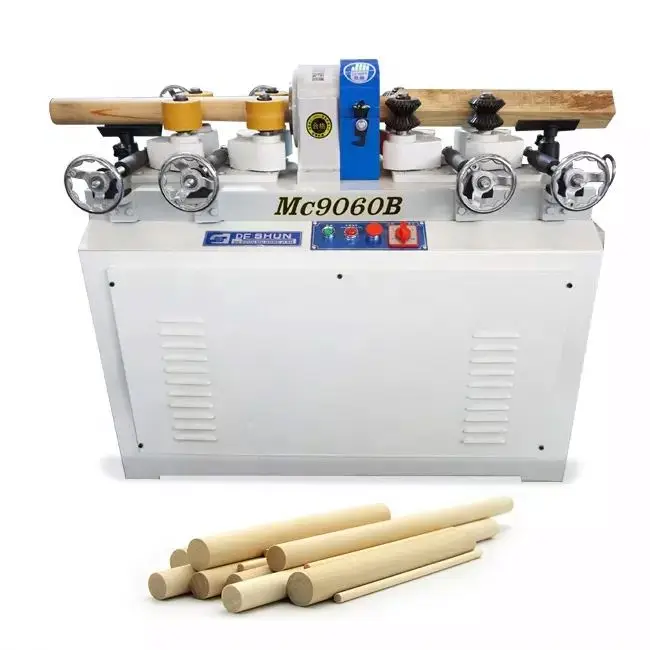 Discount Wooden Broom Hammer Pole Stick Molding Making machine/Wooden Broom Maker Machine/Wood Round Broom Handle Stick Machine