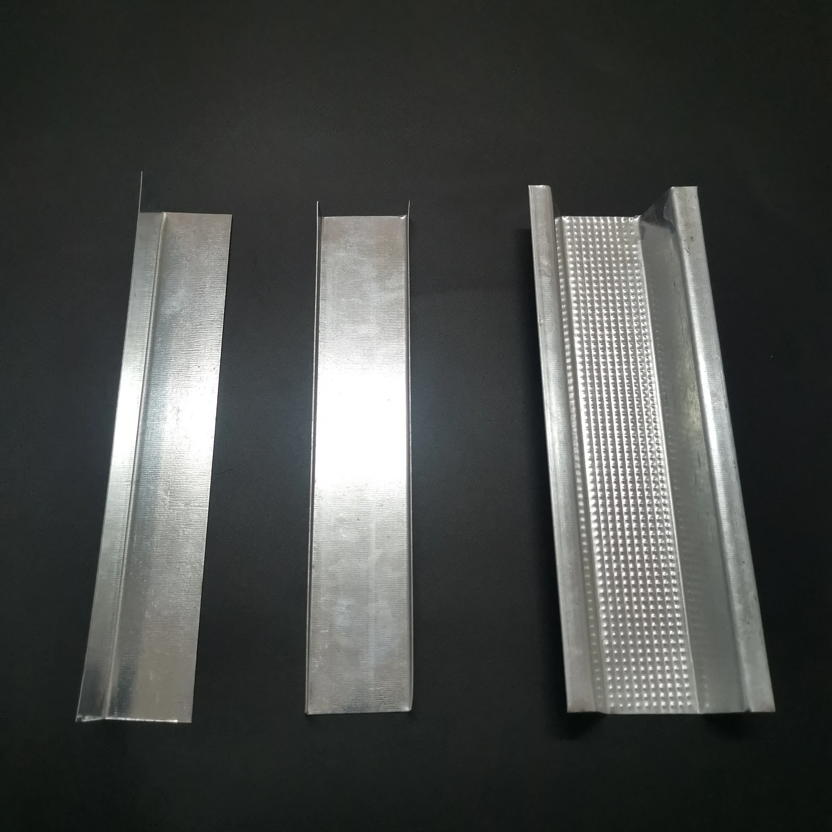 Gypsum metal profile suspended c channel wall angle furring channel system for ceiling