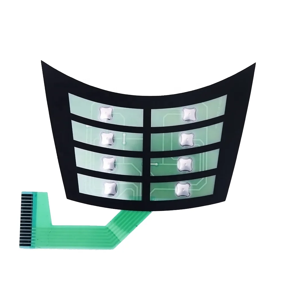 Custom Key Pad Graphic Overlay Button Panel Membrane Keypad Keyboard Membrane Switch