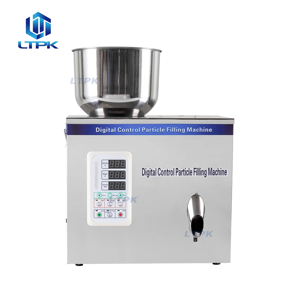 LT-W25 1-25g small digital weighing filling dosing machine for seeds beans grains spices powder