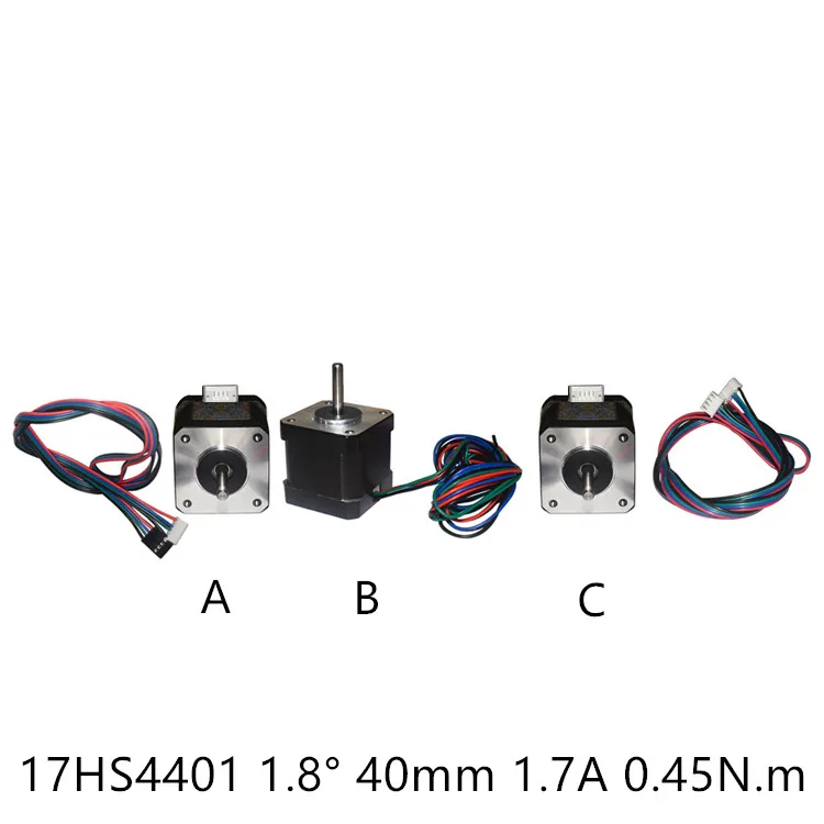  42 Шаговый двигатель 78 oz-in или 0.45N.m nema17 42bygh 1.7A фрезерный гравировальный станок с ЧПУ