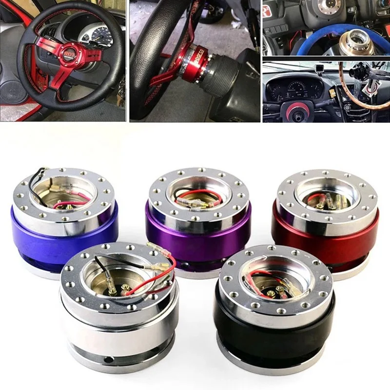 Epsilon Aluminum Alloy Steering Wheel Quick Release Hub Adapter Boss For Auto Car
