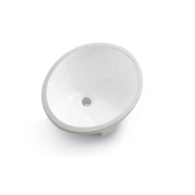 2020 New 51*44*23 cm Under Counter Sink White Bathroom Ceramic Oval Basin For Low Price Sanitary Ware