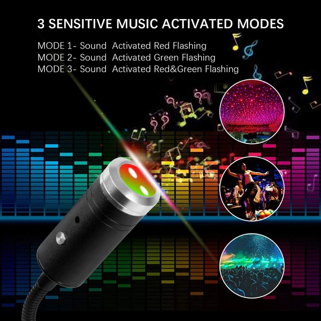 Star Light Interior LED Starry r Night Light led lights for decoration home and kids room Galaxy Star Projector Lamp for Car