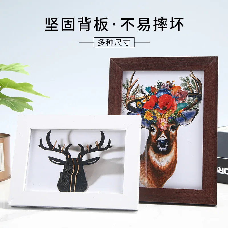 Manufacturers wholesale wooden photo frame simple fashion set picture frame A4 authorized certificate of honor