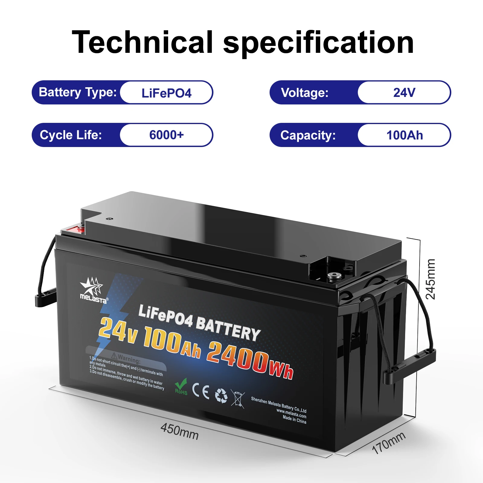 Oem&Odm Deep Cycle Lifepo4 Battery Pack 12v 200ah Ups Lithium Battery for Golf Cart