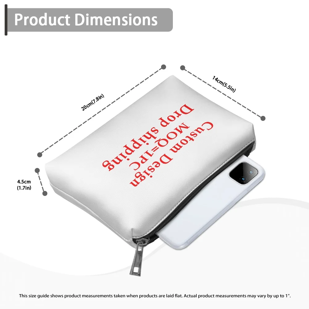 Wholesale Fashion Cosmetics Makeup Bag Travel Pouch Polynesian Tribal Samoa Tapa Print Custom PU Portable Clutch Cosmetic Bag