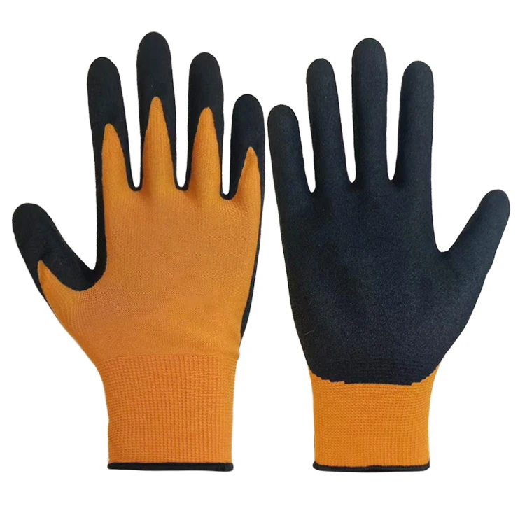 Hand Protection Construction Mechanic Industrial Hand Nylon Gloves For Work Guantes De Nitrile Safety Gloves