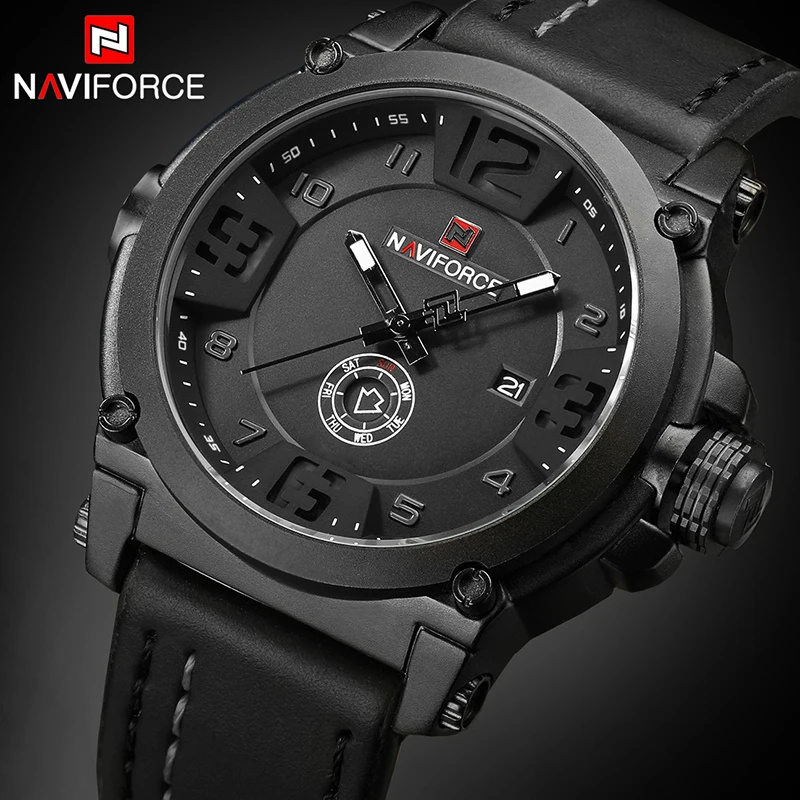 Цифровые спортивные часы navifforces 9099 Дата кварцевые мужские модные роскошные часы для мужчин