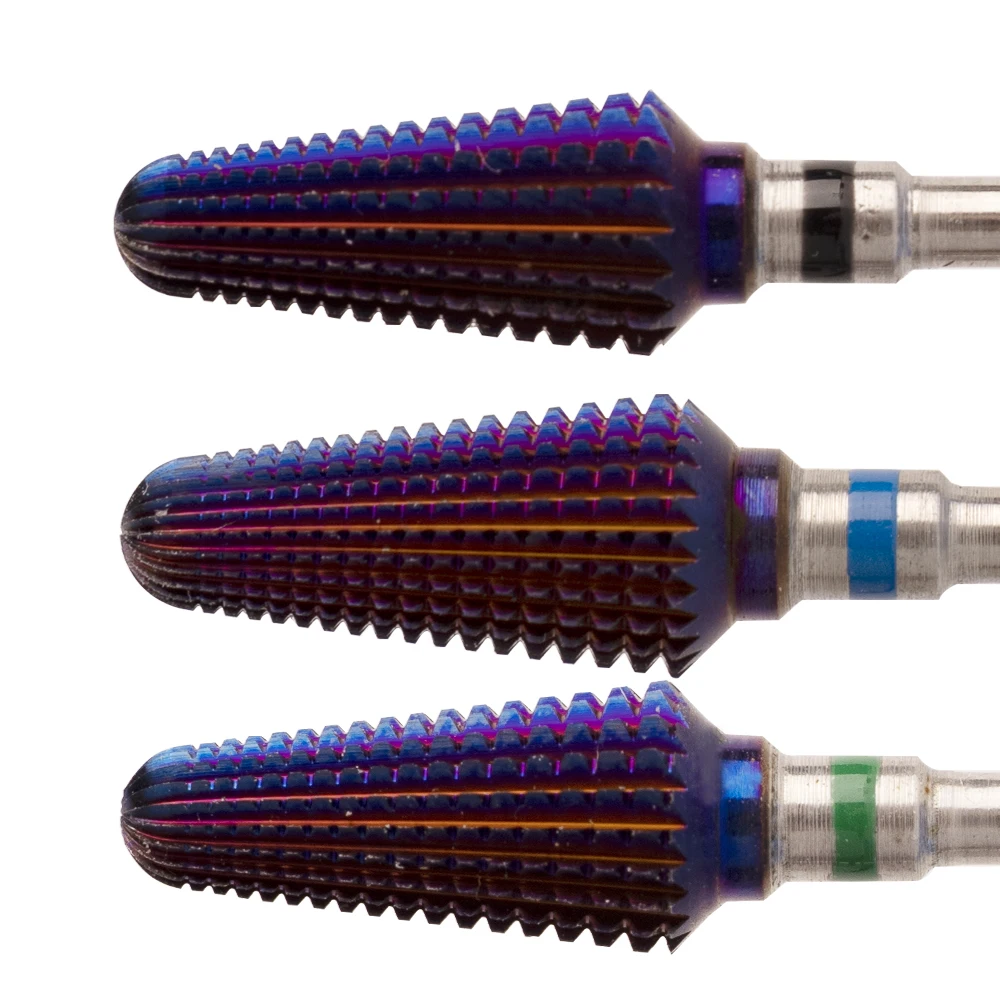 High Quality 7.0 mm Tornado Bit Manicure Drill Bits Hard Polish Gel Remover Carbide Nail Bit For Cuticle Removing