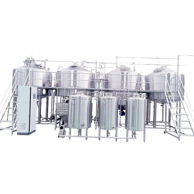 40BBL 50BBL 4000L 5000L Stainless Steel Brewery Equipment Turnkey Project For Commercial Craft Beer Brewing Hotel/Pub/Restaurant