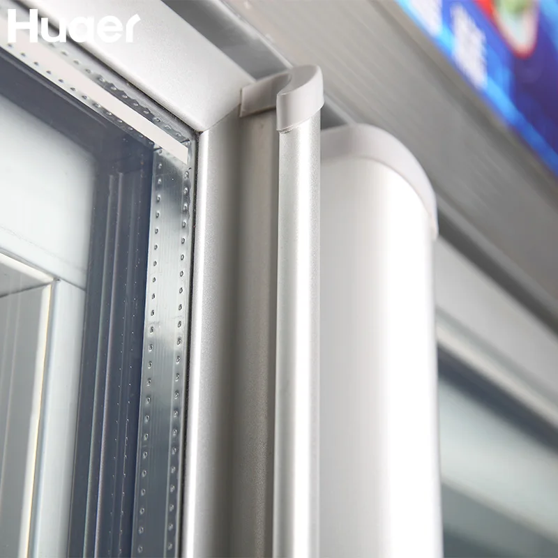 commercial vertical ice cream display upright 5 glass door freezer