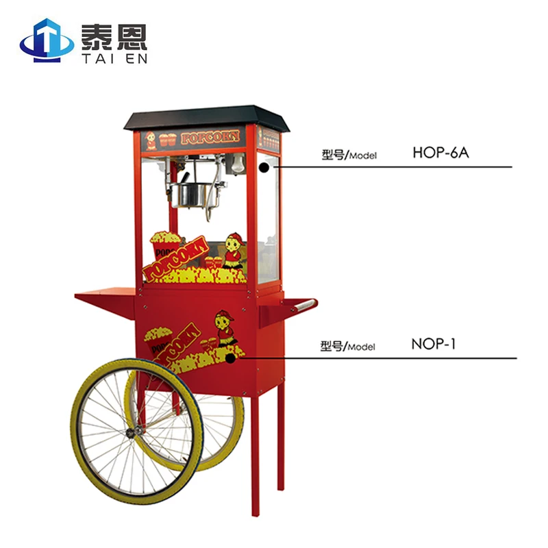 
Large capacity big size commercial electrical sweet popcorn machine oil popcorn machine 