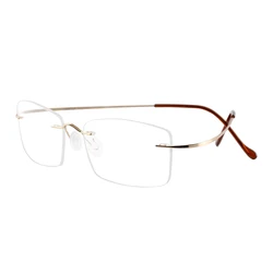 1001 frameless rimless flexible titanium eyeglasses
