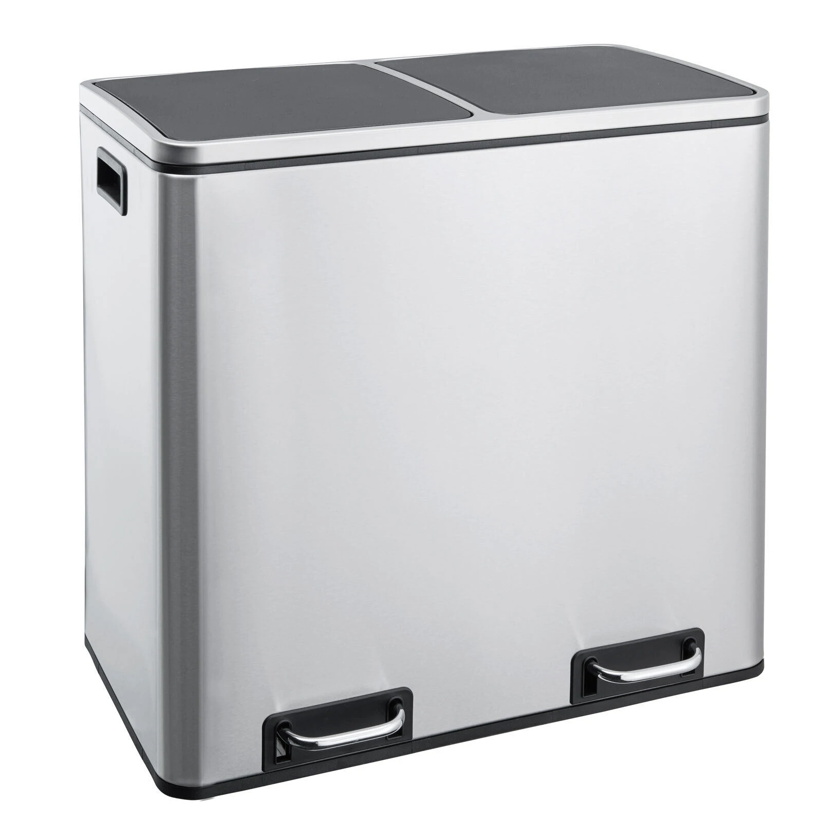 Металлическая мусорная корзина бытовой контейнер из нержавеющей стали высокого качества с ножной педалью