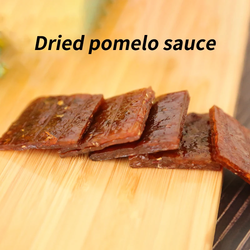 128g Wholesale Exotic Snacks Halal Hot Sell Bulk Dried Fruits and Vegetables Snack Delicious Dried Pomelo Sauce