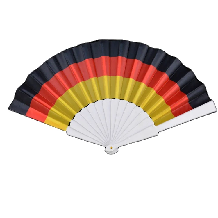 Wholesale High Quality Folding Plastic Rainbow Hand Fans With Plastic Ribs For Wedding Rave Festival Outdoor Party Dance Fan (1600606635276)