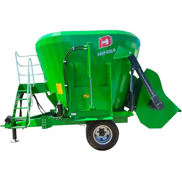 HINDA Vertical Feed Mixer for Cattle and Sheep Grass Feed Processing Machines