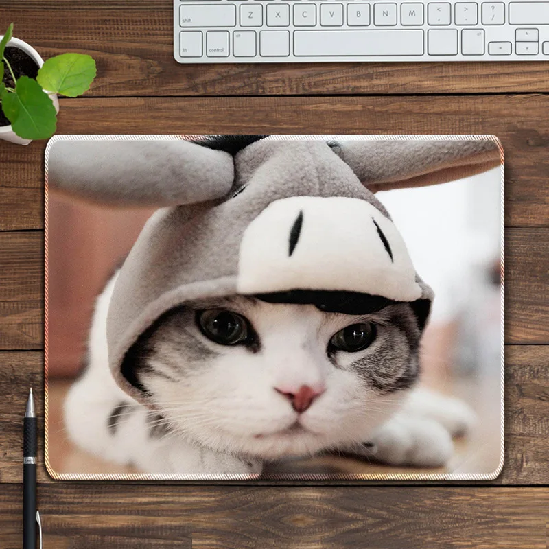 Custom Personalised rubber mousepad Non Slippery Polyester Neoprene Small mouse pad