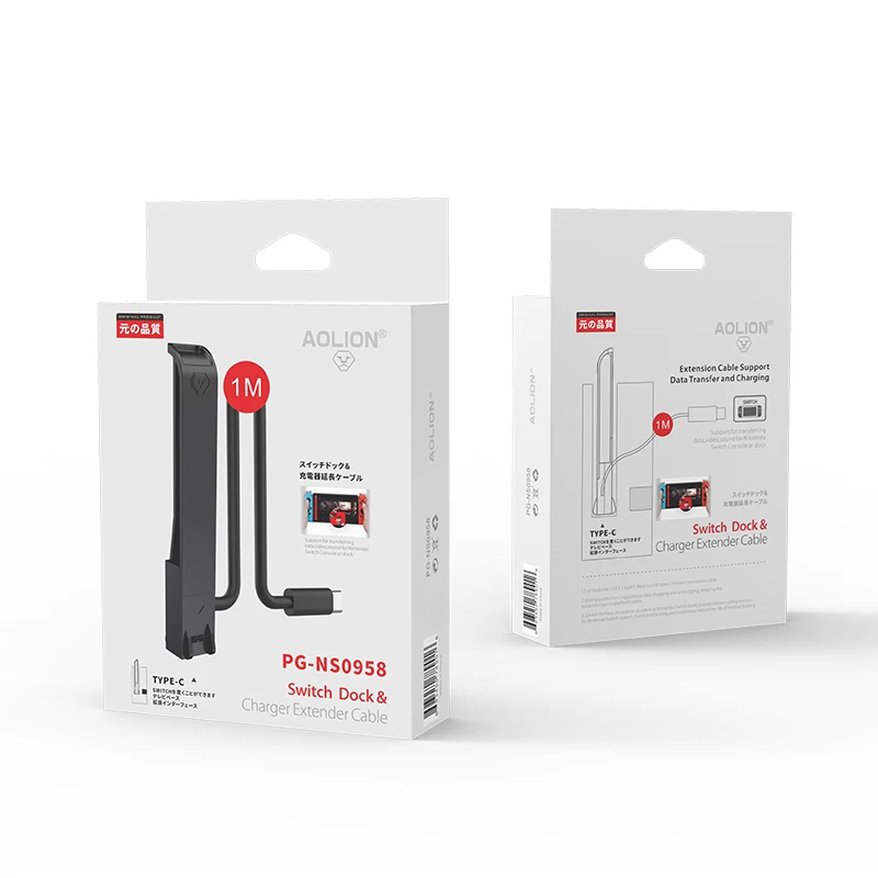 AOLION Удлинительный кабель для Nintendo Switch oled V4 Удлинительный шнур