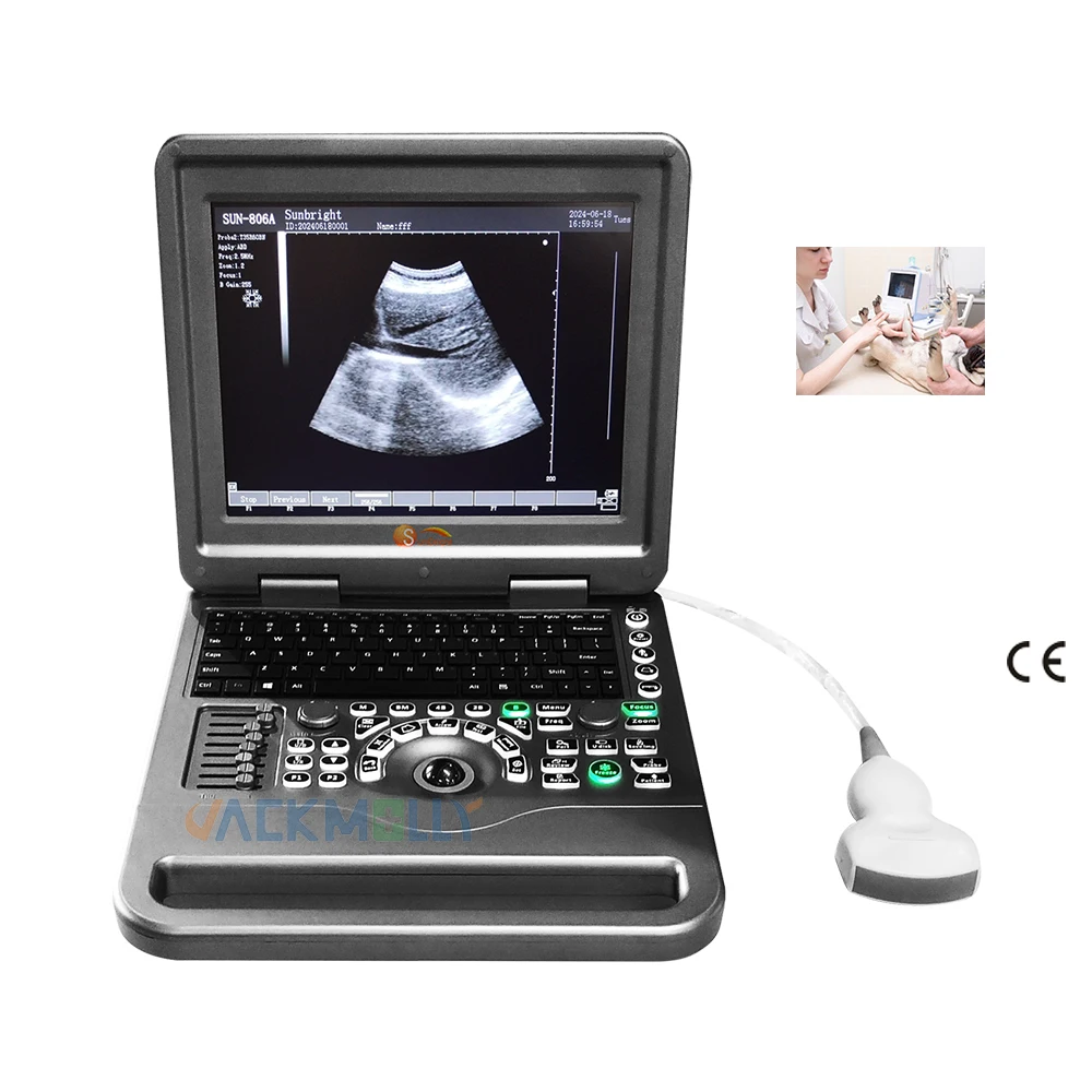 JM-806A Veterinary Equipment Farm Use Veterinary Ultrasound Lightweight Portable Ultrasound Scanner Pregnancy Test