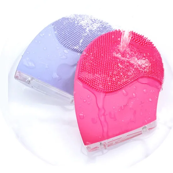 Soft Silicone Manual Facial Cleansing Brushes Eco-friendly Face Scrubber Cleanser Brush for Gently and Effectively Cleaning