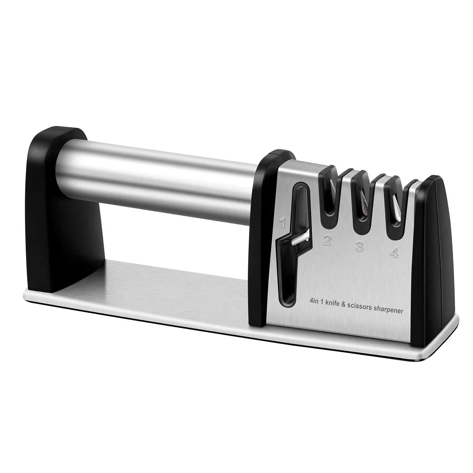 Manufacturer Stainless Steel Sharpener Multifunctional Manual Knife Sharpener for Kitchen