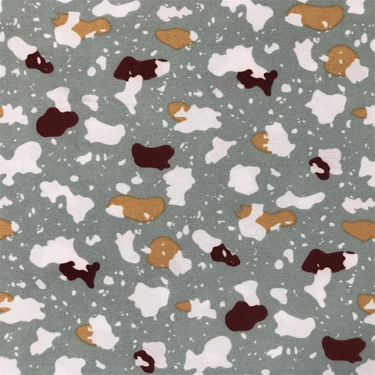 Hot Selling Design Samoan Fabric Tribal Printed Polyester Plain Fabric Hand Block Print Polyester Fabric India