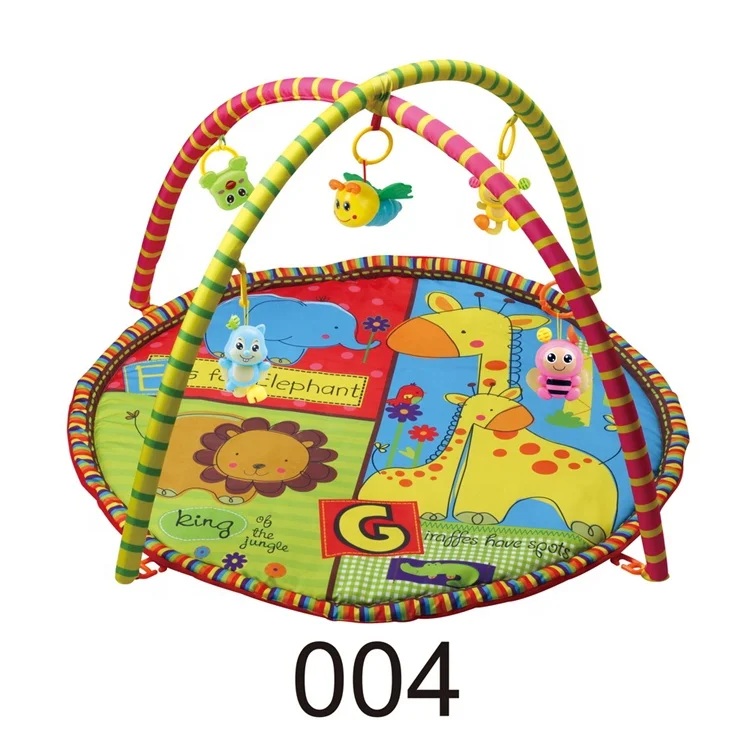 High Quality Newborn Infant Round Carpet Baby Play Gym Toy Soft Gym Mat Toy Piano Fitness Play Mat Toy Babytoy Playmat