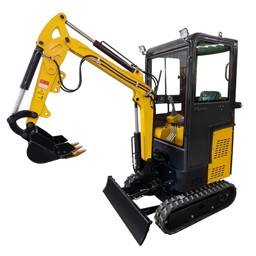 Cheap Chinese Smallest Micro Electric 800Kg 1 Ton 1.5 Ton Towable Mini Excavator Bagger Compact Backhoe For Sale Price