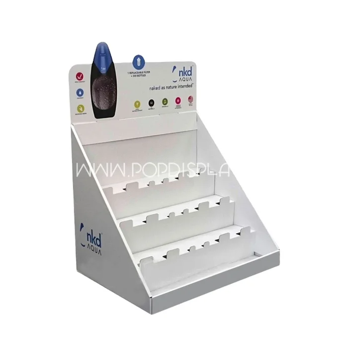 Eco-friendly Counter Top Pop Up Corrugated Display Cardboard Tabletop Stand