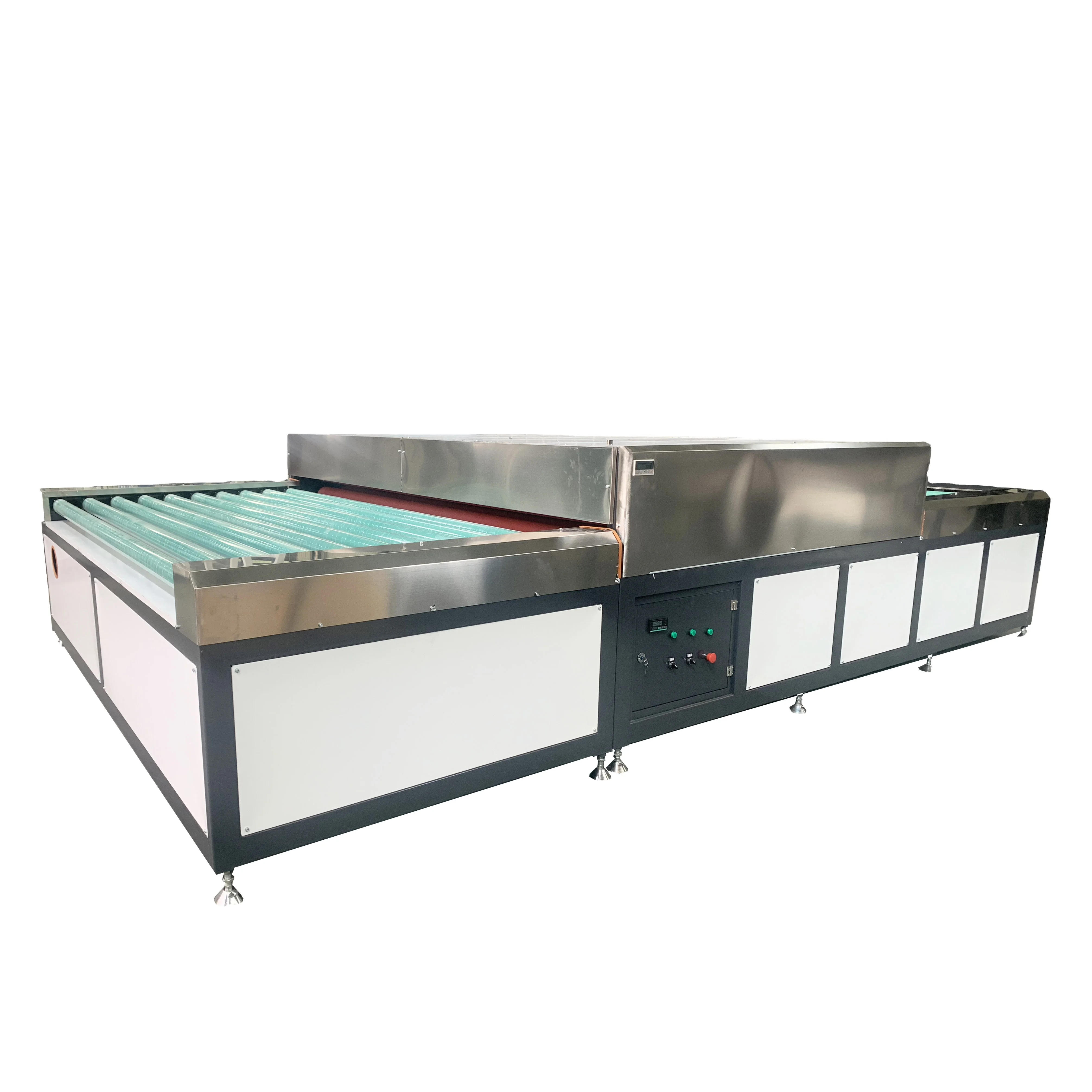 Horizontal Insulating Glass Lamination Heat Press Machine with Full Rubber Roller Transfer Function