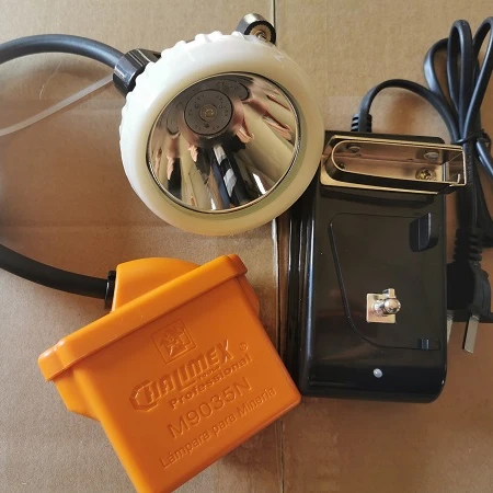 chalimex M9035N 7.2Ah Li-ion battery LED lampara para mineria LED miner helmet lamp