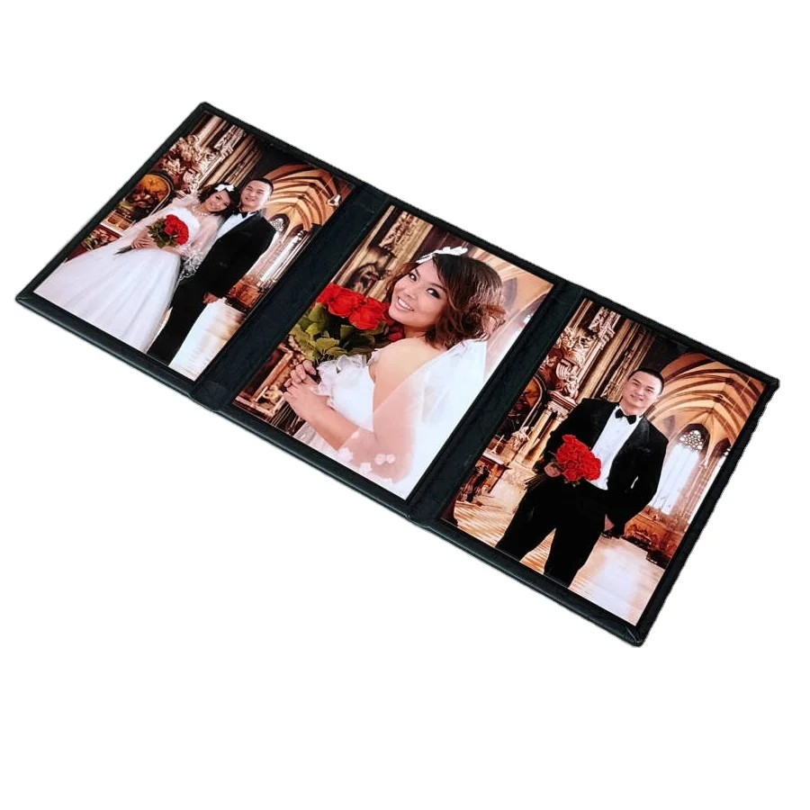 wedding leather linen velvet self adhesive Stick photo frame album book folio