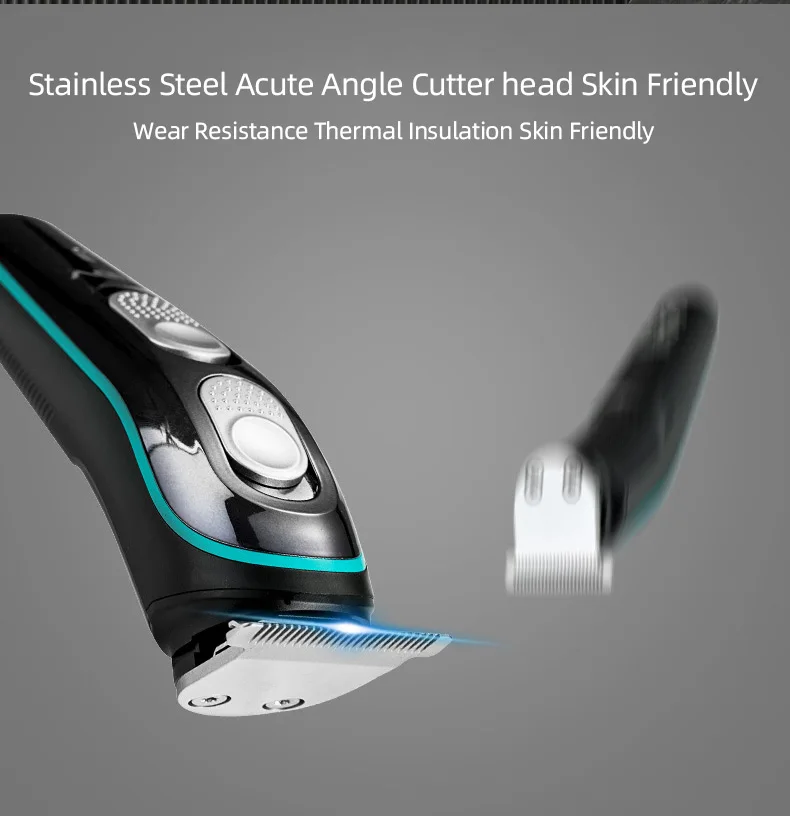 VGR V055 Hot Sale Professional Rechargeable Clipper T Shape Blade Balding Balls Electric Hair