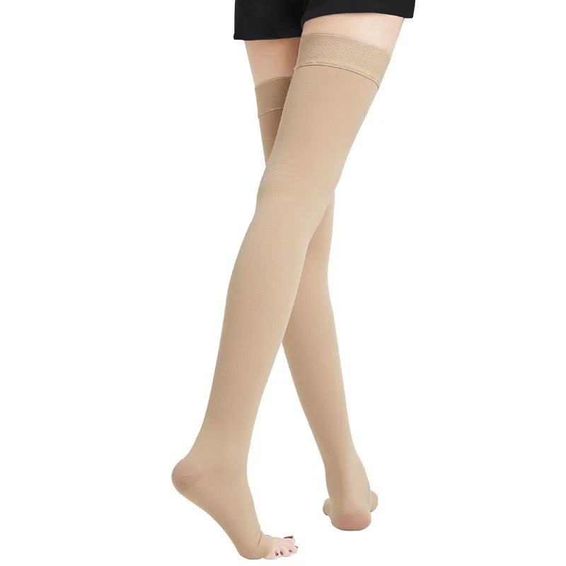 Medical Kenn high Compression Socks 15-30mmgh  Gradient Nurse Compression Open Wrap  Toe Proof Numbness Socks