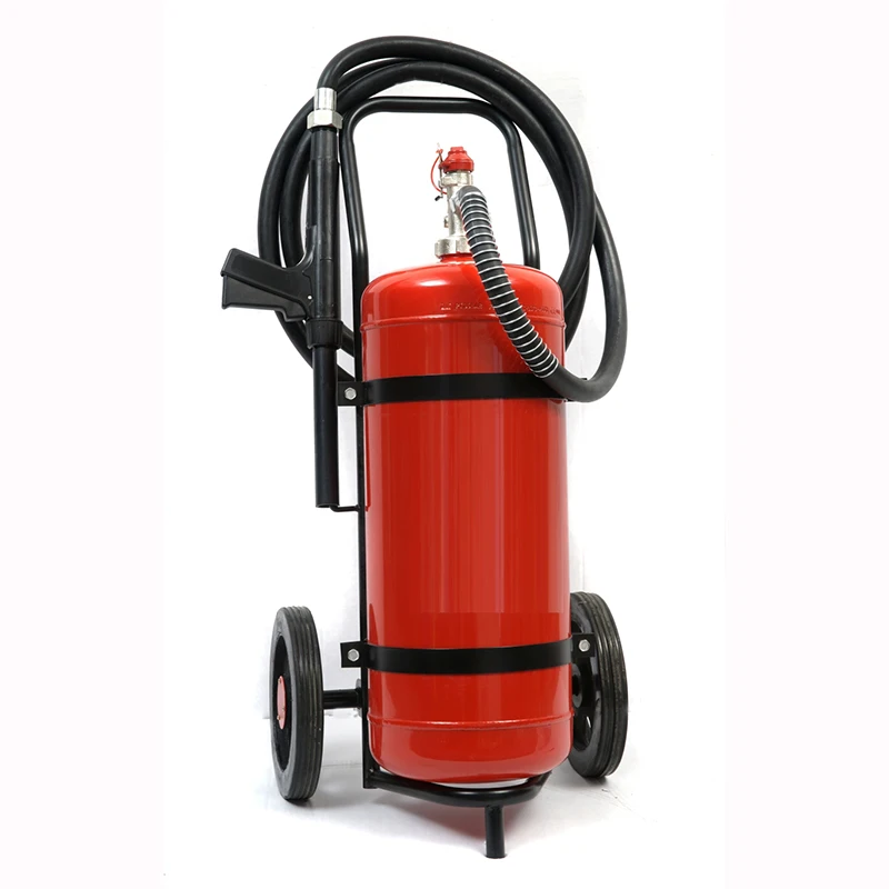 25kg 50kg trolley dcp fire extinguisher wheeled dry powder fire extinguishers