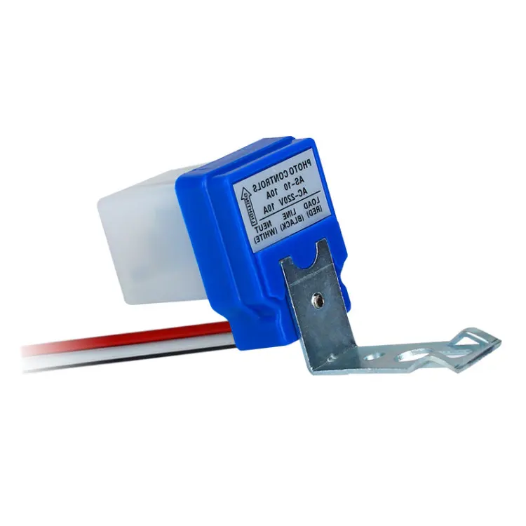 Rain proof fully automatic street lamp sensing switch AS-10 Light control switch 12V Automatic photosensitive controller