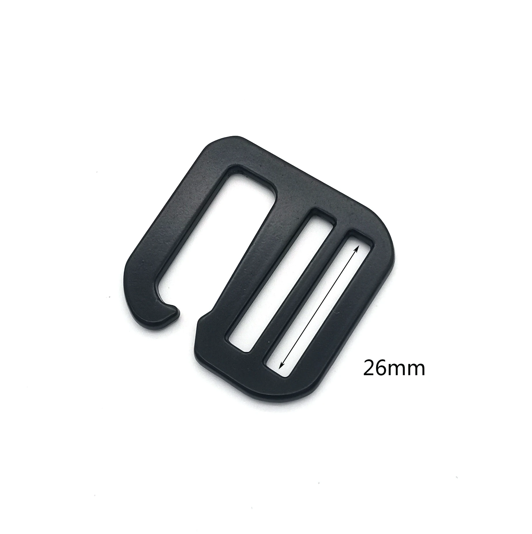 25 MM Adjustable Aluminum G Hook Webbing Metal G Hook Buckle Strap Buckle