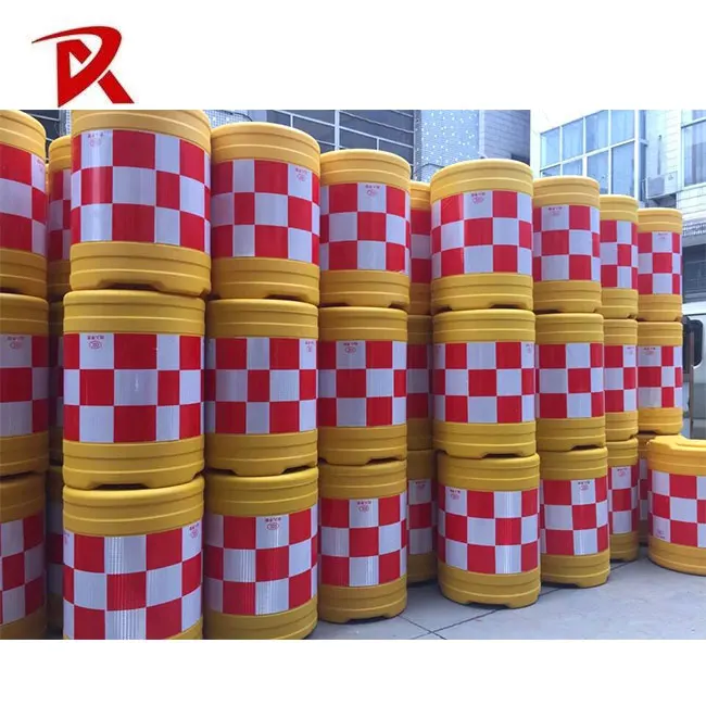 High Quality Road Safety Plastic Traffic Barrel Car Park Barrier Crash Traffic Drum