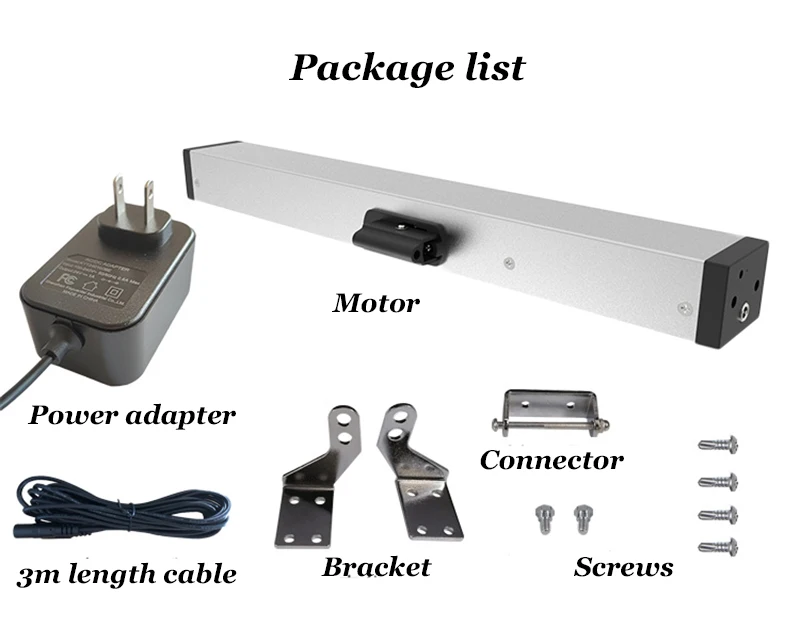 Tuya wifi Remote Control Funtion Electric Single Chain Window Opener Smart Home DC Automatic window opener